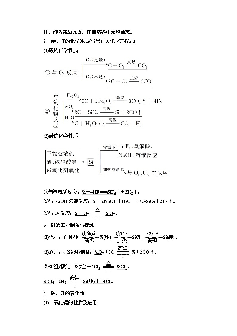 2021届高考化学（江苏专用）一轮教师用书：专题4第1单元　含硅物质与信息材料第2页