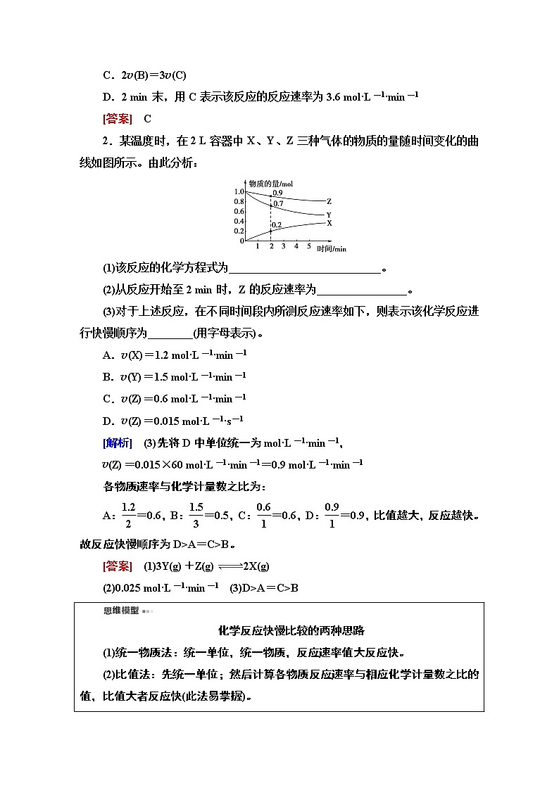 2021届高考化学（江苏专用）一轮教师用书：专题7第1单元　化学反应速率第3页