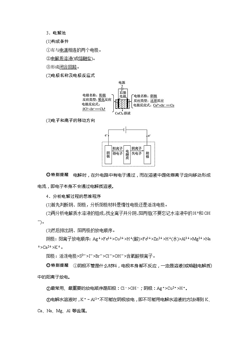 2021版浙江高考选考化学一轮复习教师用书：专题63　第三单元　电解池　金属的腐蚀与防护第2页