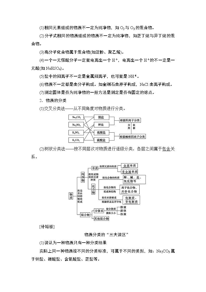 2021版新高考化学一轮鲁科版教师用书：第2章第1节元素与物质的分类传统化学文化03