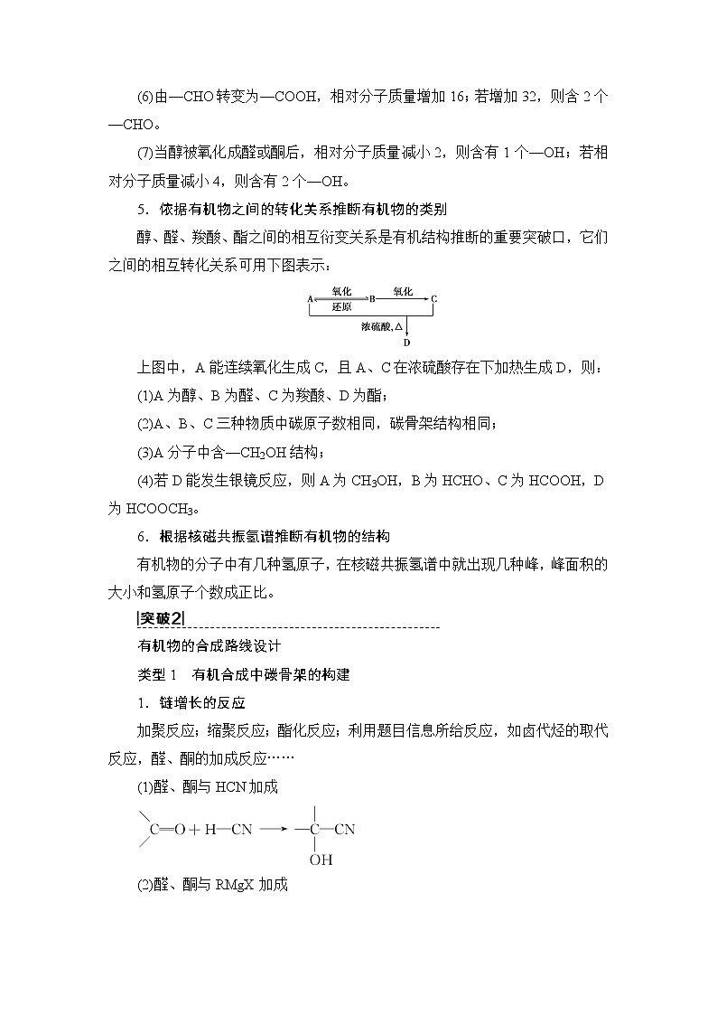 2021版新高考化学一轮鲁科版教师用书：第8章高考专题讲座6有机推断与合成的突破方略03