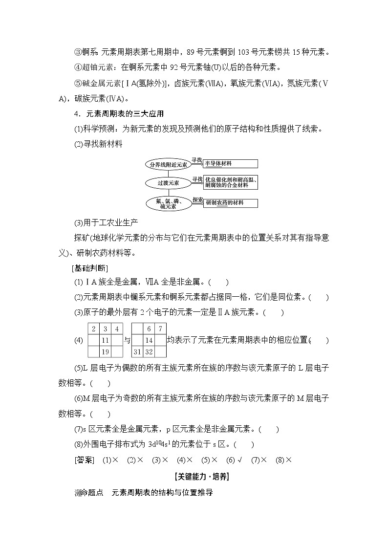 2021版新高考化学人教版一轮教师用书：第5章第2节元素周期表和元素周期律第3页