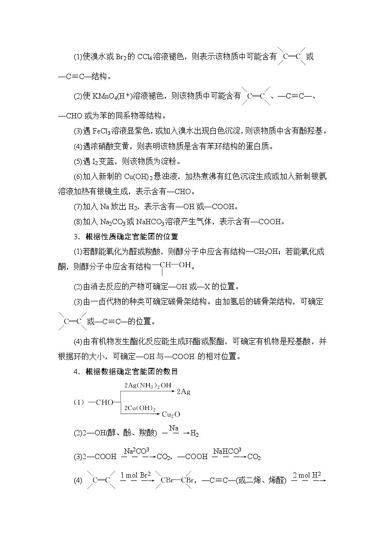 2021版新高考化学人教版一轮教师用书：第9章高考专题讲座6有机推断与合成的突破方略02