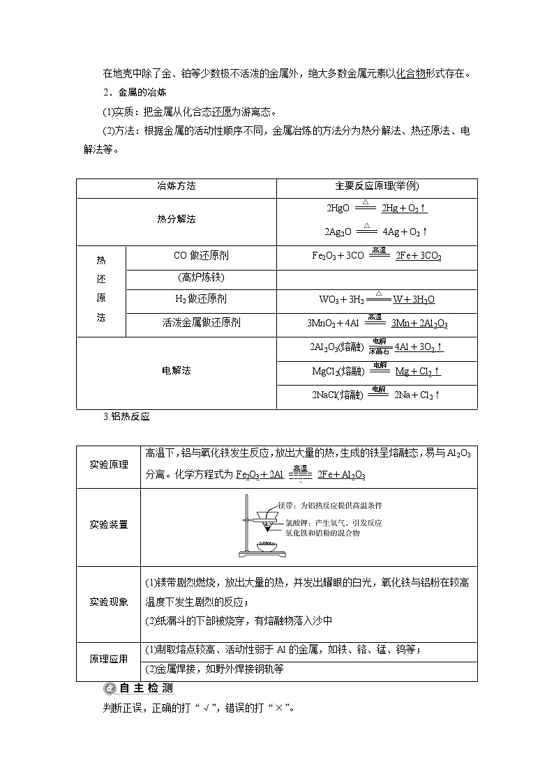 2021版江苏新高考选考化学（苏教版）一轮复习教师用书：专题32第二单元　金属材料第2页