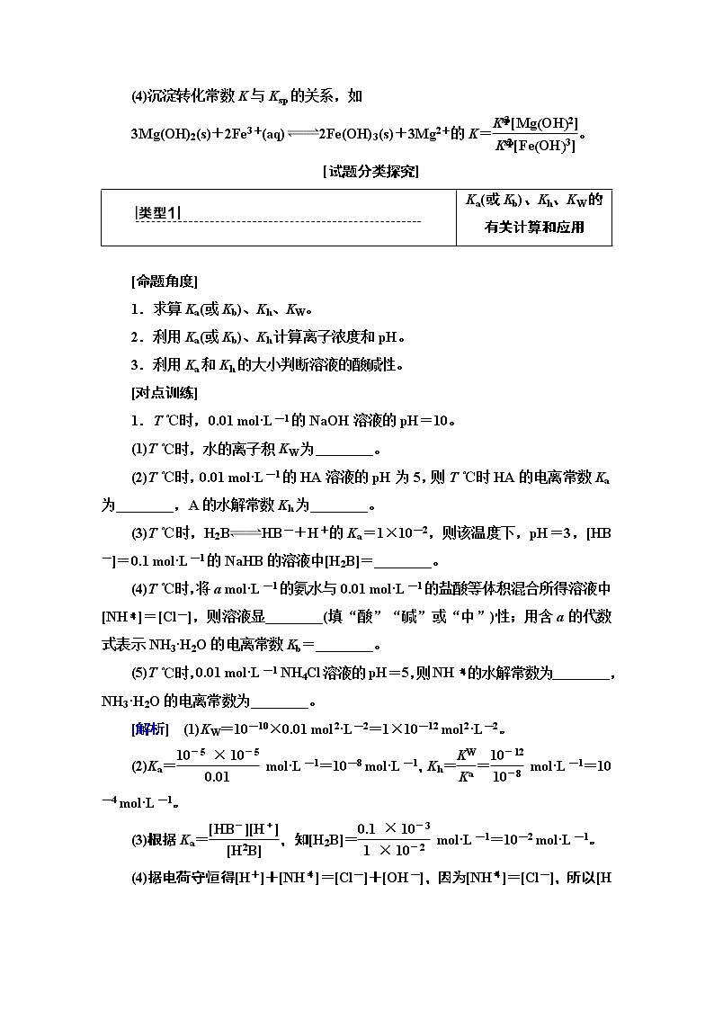 2021版高考化学鲁科版一轮教师用书：第8章高考专题讲座（五）　水溶液中的四大常数及其应用第2页