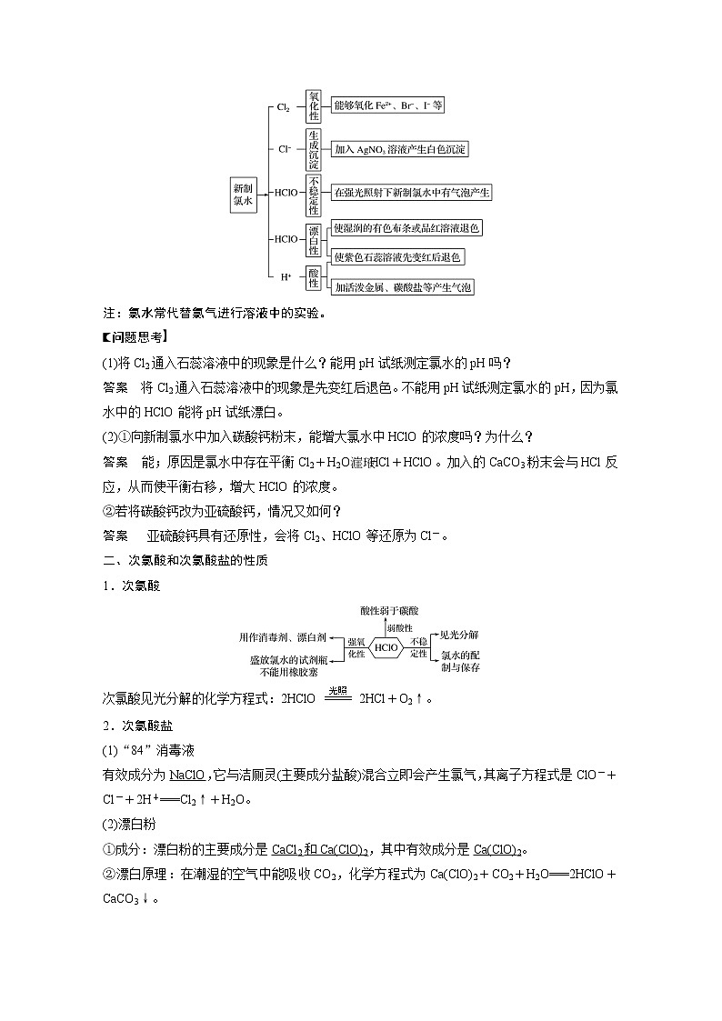 2021新高考化学鲁科版一轮复习学案：第4章第12讲氯及其化合物　卤族元素第3页