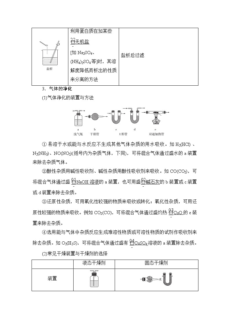 2021高三全国统考化学（经典版）一轮学案：第11章第2节　物质的分离、提纯与检验03