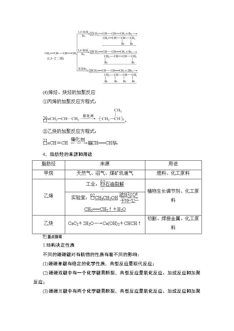 2021高三全国统考化学（经典版）一轮学案：选修5第2节　烃03