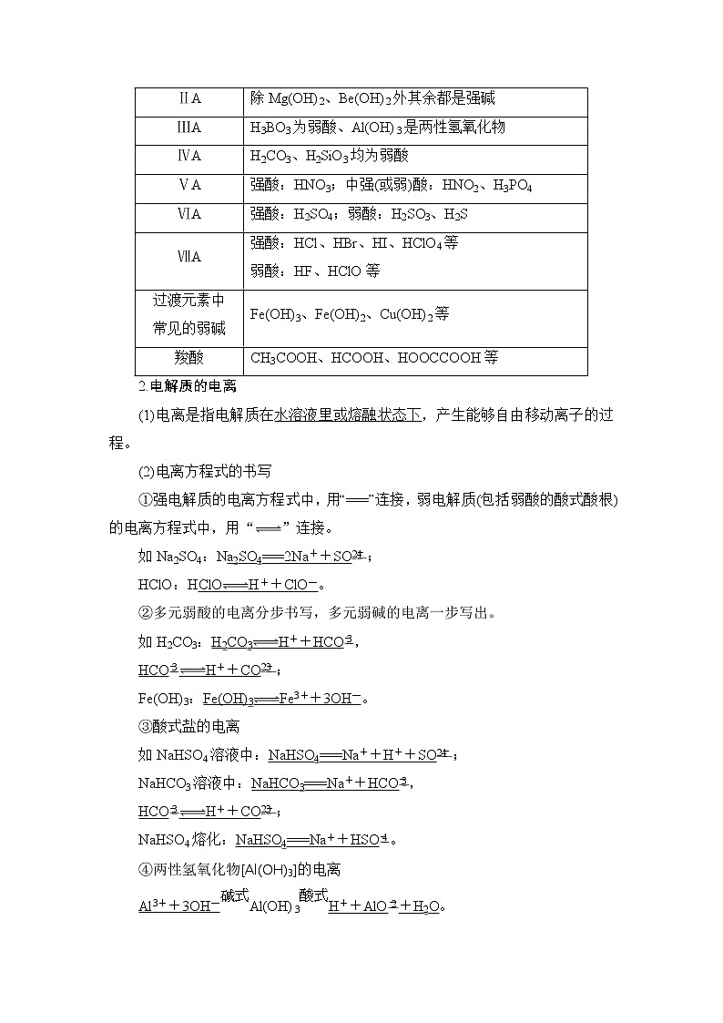 2021高三化学人教版一轮教师用书：第2章第2节离子反应离子方程式02