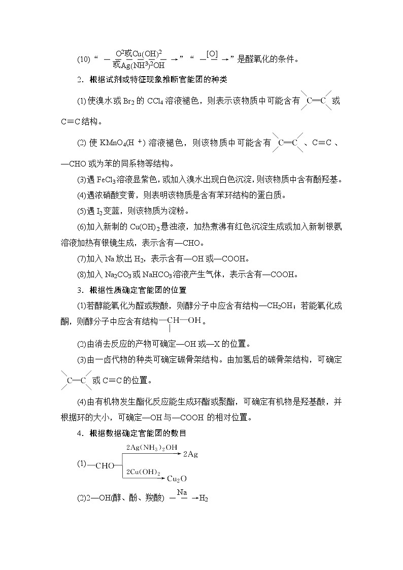 2021高三化学人教版一轮教师用书：第11章高考专题讲座6有机推断与合成的突破方略02