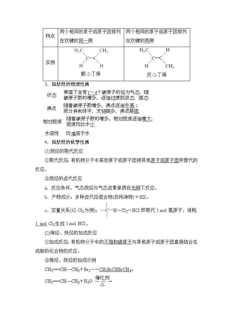 2021高三化学人教版一轮教师用书：第11章第2节烃和卤代烃02