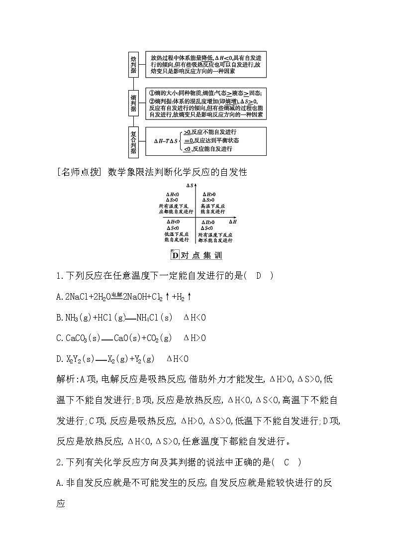 2021高考化学鲁科版一轮复习教师用书第七章第1课时　化学反应方向、平衡状态与平衡移动第2页
