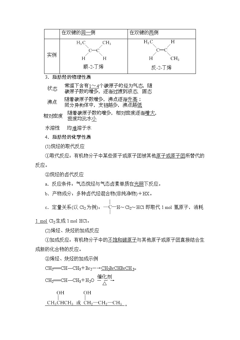 2021版新高考化学（人教版）一轮复习教师用书：第1部分第11章第2节烃和卤代烃第2页