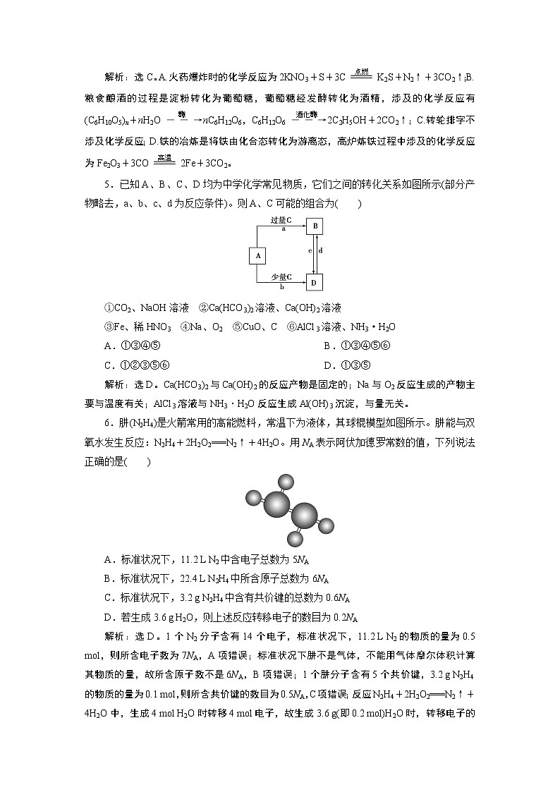 2019版高考化学一轮精选教师用书苏教专用：专题15专题综合检测（一）02