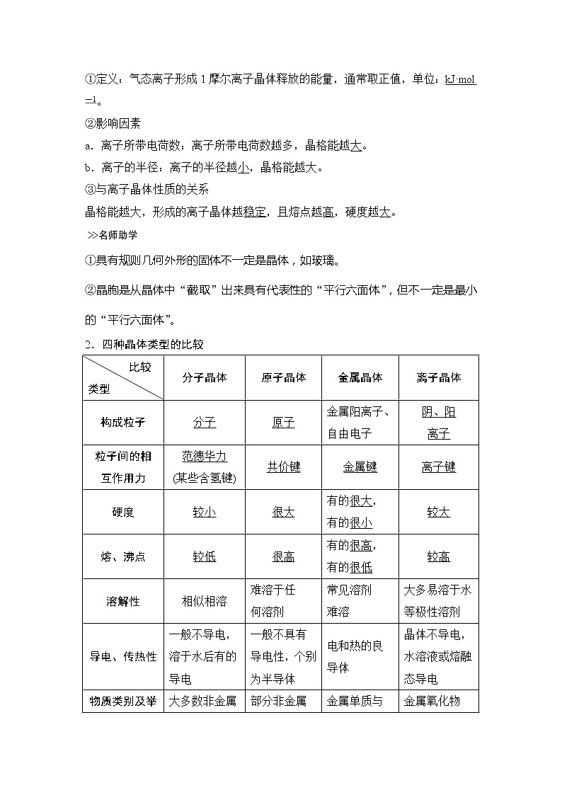 2019版高考化学创新大一轮人教全国通用版讲义：第十一章物质结构与性质第3讲02