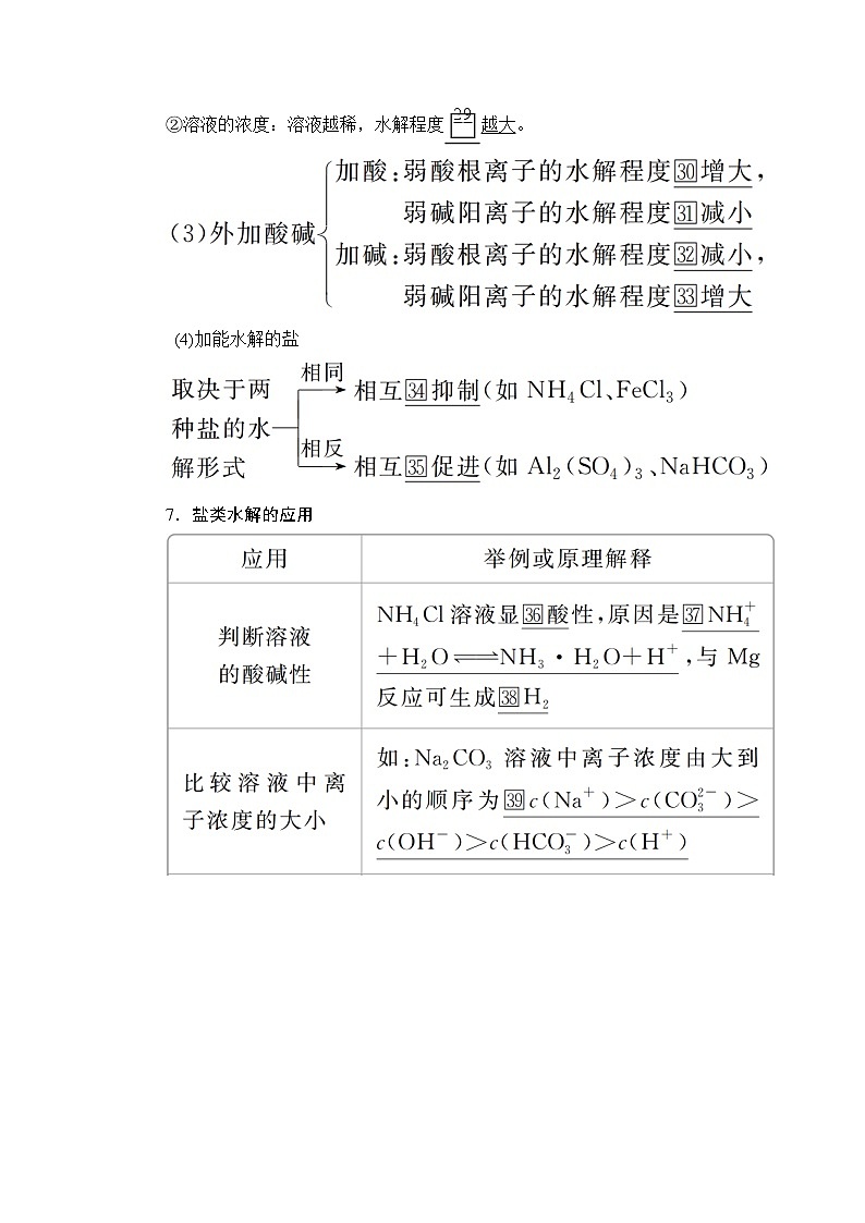 2020年高考化学一轮总复习文档：第八章第26讲盐类的水解 学案03