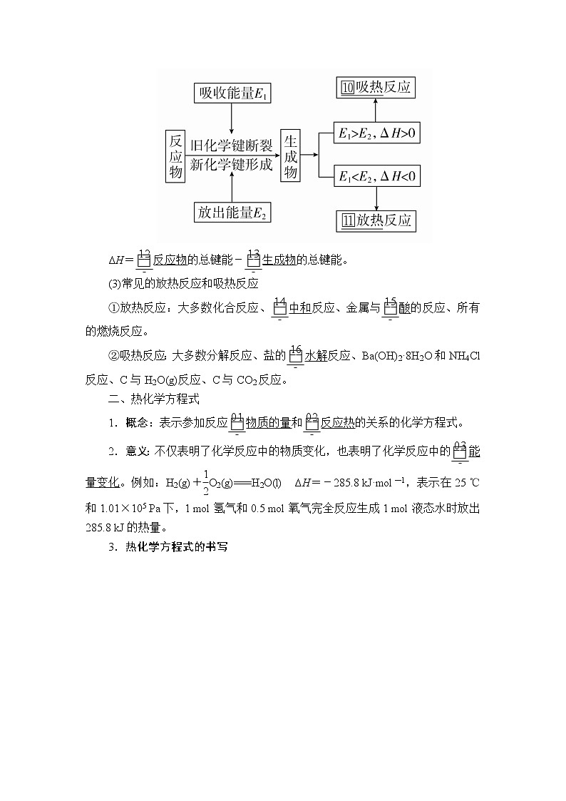 2020年高考化学一轮总复习文档：第六章第19讲烷变热化学方程式 学案02