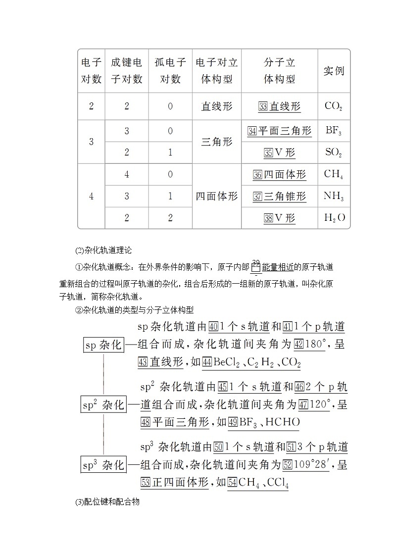 2020年高考化学一轮总复习文档：第十二章第37讲分子结构与性质 学案03