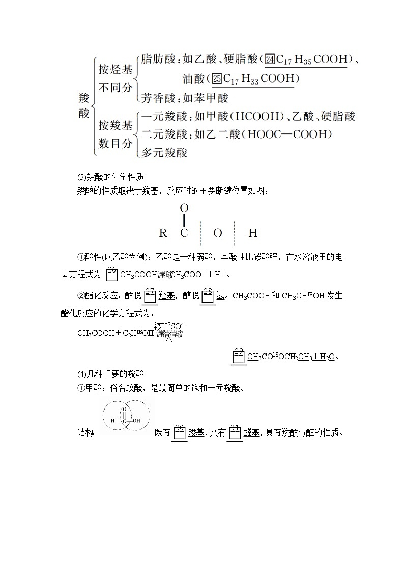 2020年高考化学一轮总复习文档：第十三章第42讲醛羧酸酯 学案03