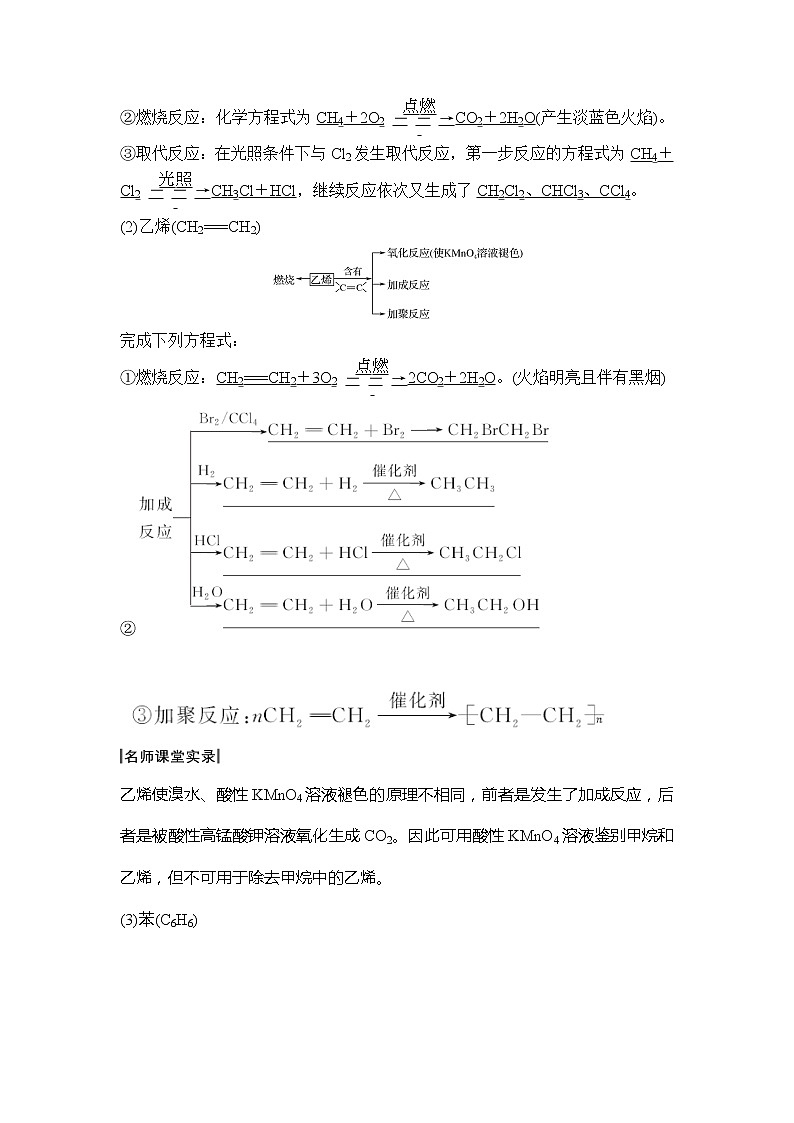 2020创新设计一轮复习化学（人教版）讲义：第九章第1讲重要的烃　煤、石油和天然气的综合应用第3页