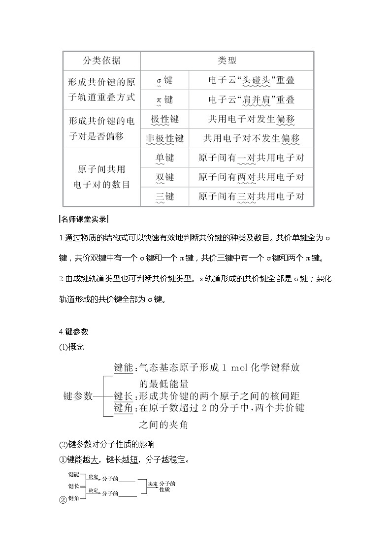 2020创新设计一轮复习化学（人教版）讲义：第十一章第2讲分子结构与性质第2页