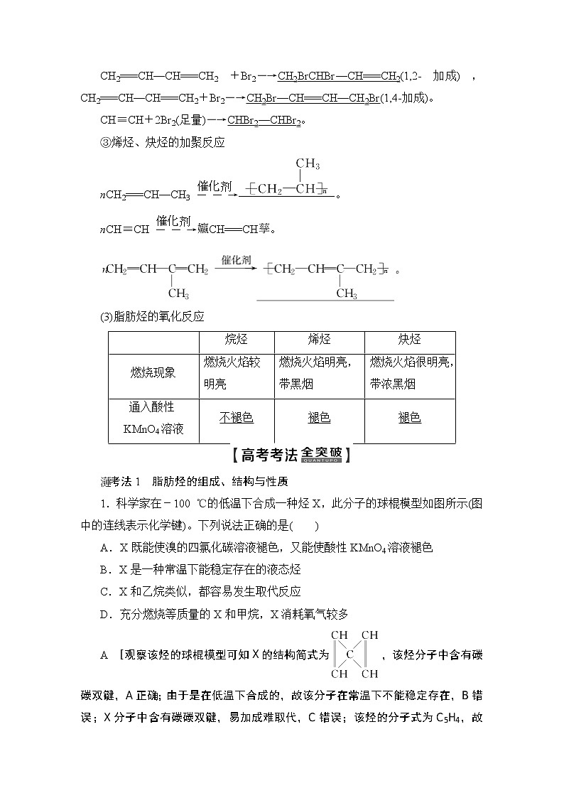 2020版新一线高考化学（苏教版）一轮复习讲义：第2部分选修有机化学基础第2单元烃和卤代烃03