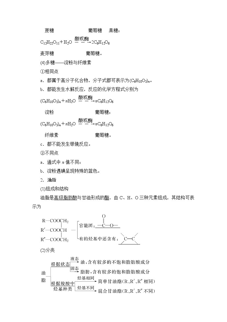 2020版新一线高考化学（苏教版）一轮复习讲义：第2部分选修有机化学基础第4单元生命活动的物质基础合成高分子化合物03