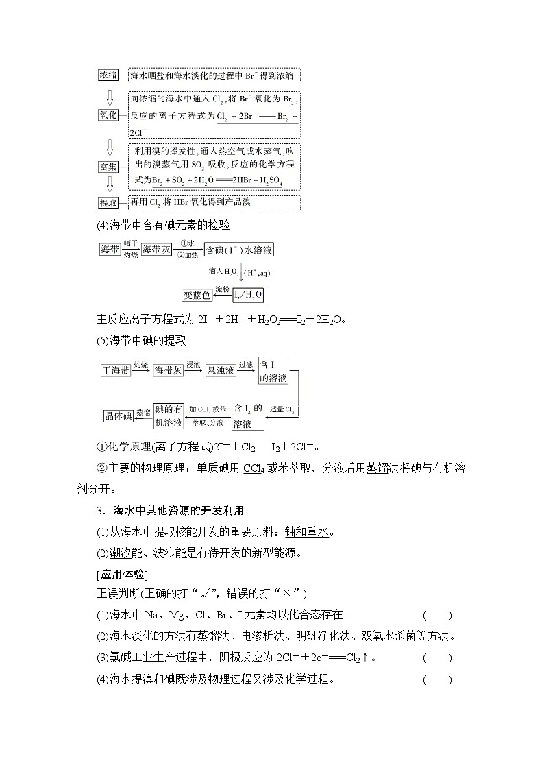 2020版新一线高考化学（人教版）一轮复习教学案：第4章第4节　海水资源的开发利用　环境保护与绿色化学03