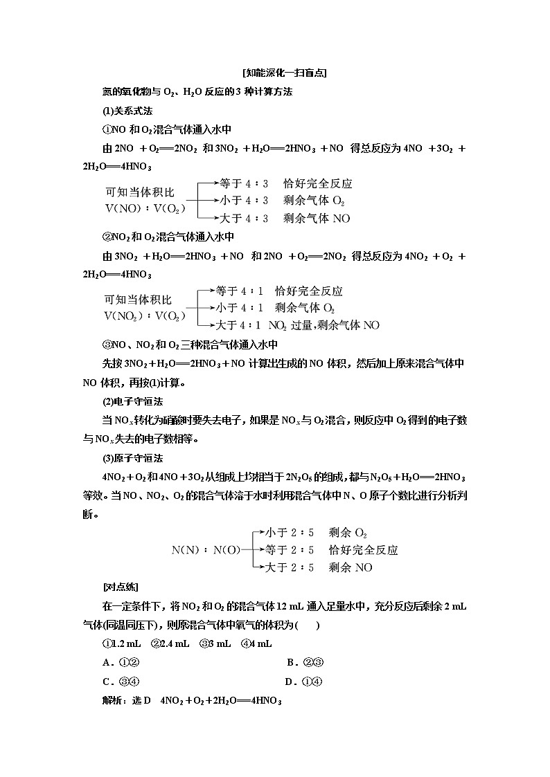 2020版高考一轮复习化学江苏专版学案：专题三第十三讲氮及其化合物第3页