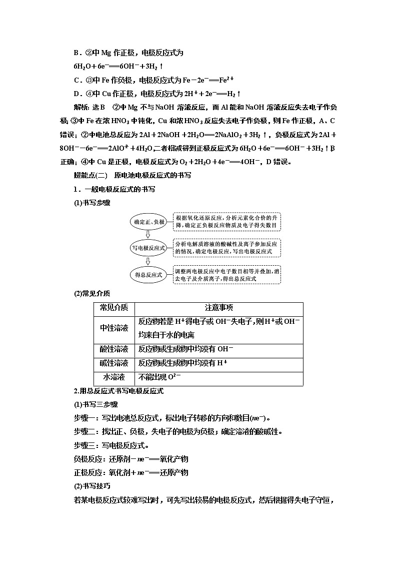 2020版高考一轮复习化学江苏专版学案：专题四第十六讲原电池化学电源03