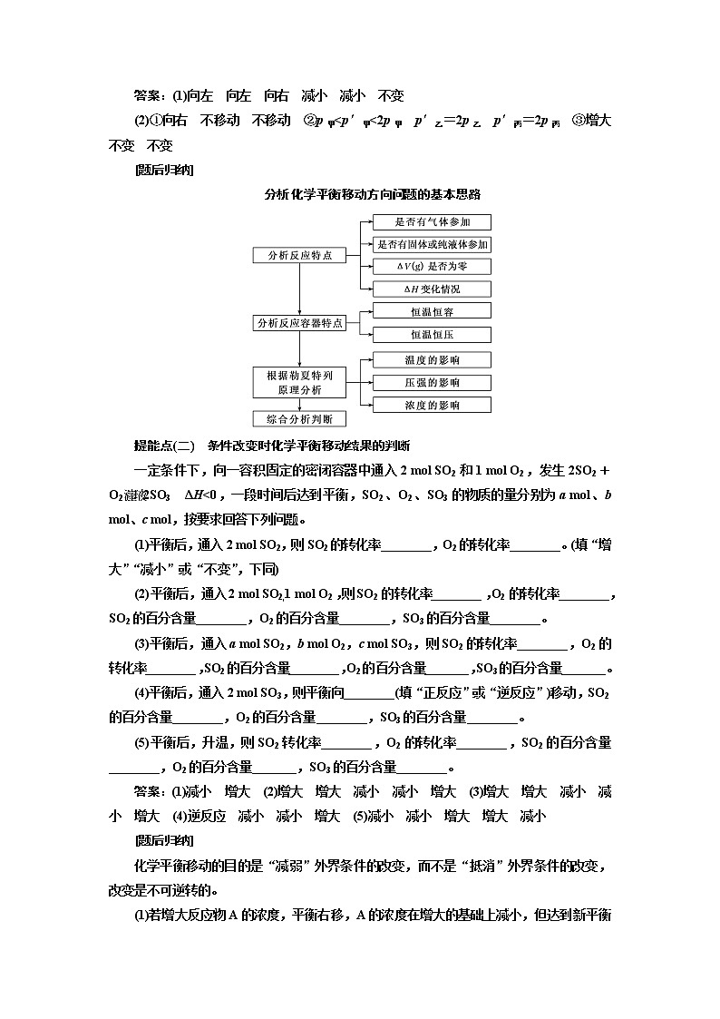 2020版高考一轮复习化学江苏专版学案：专题五第二十讲化学平衡的移动化学反应的方向03