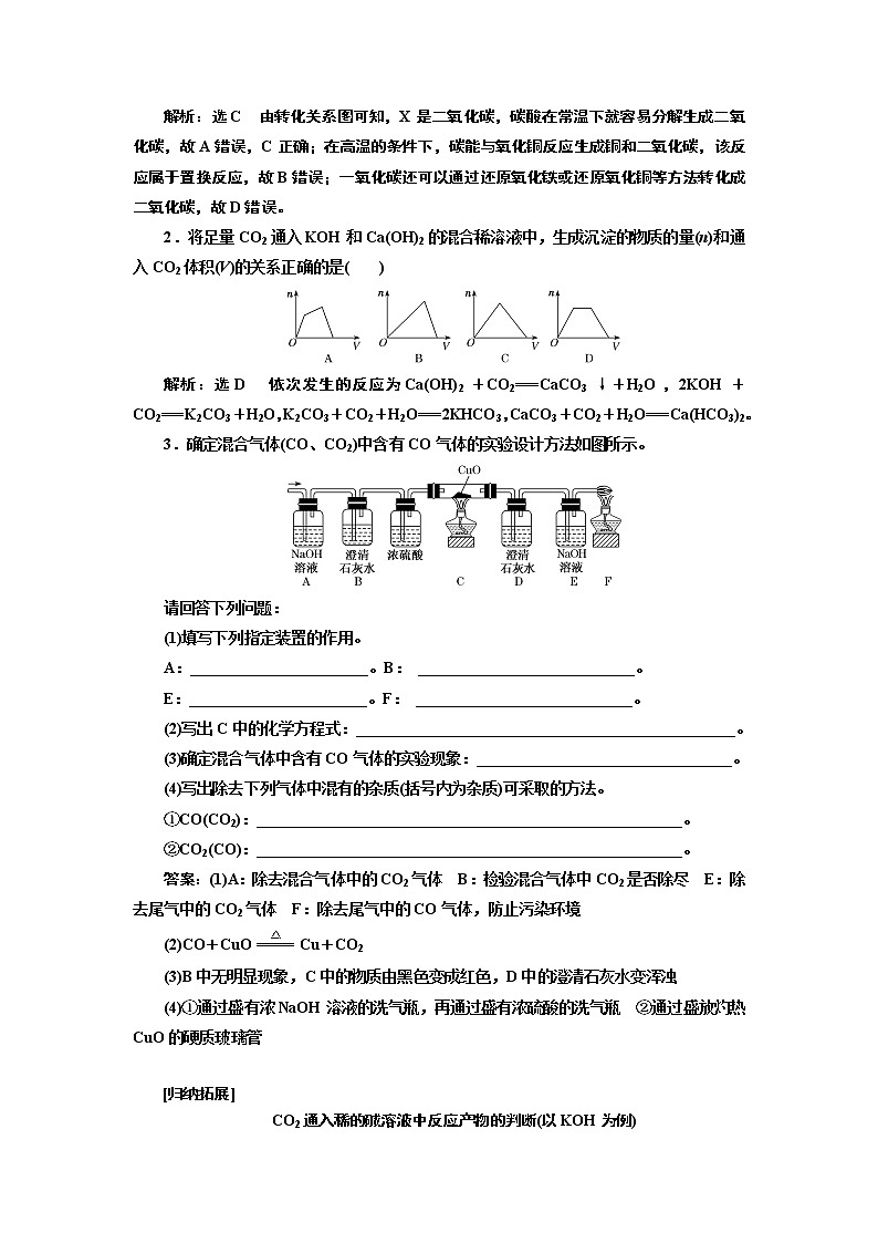 2020版高考新创新一轮复习化学新课改省份专用学案：第四章第一节碳、硅及无机非金属材料03
