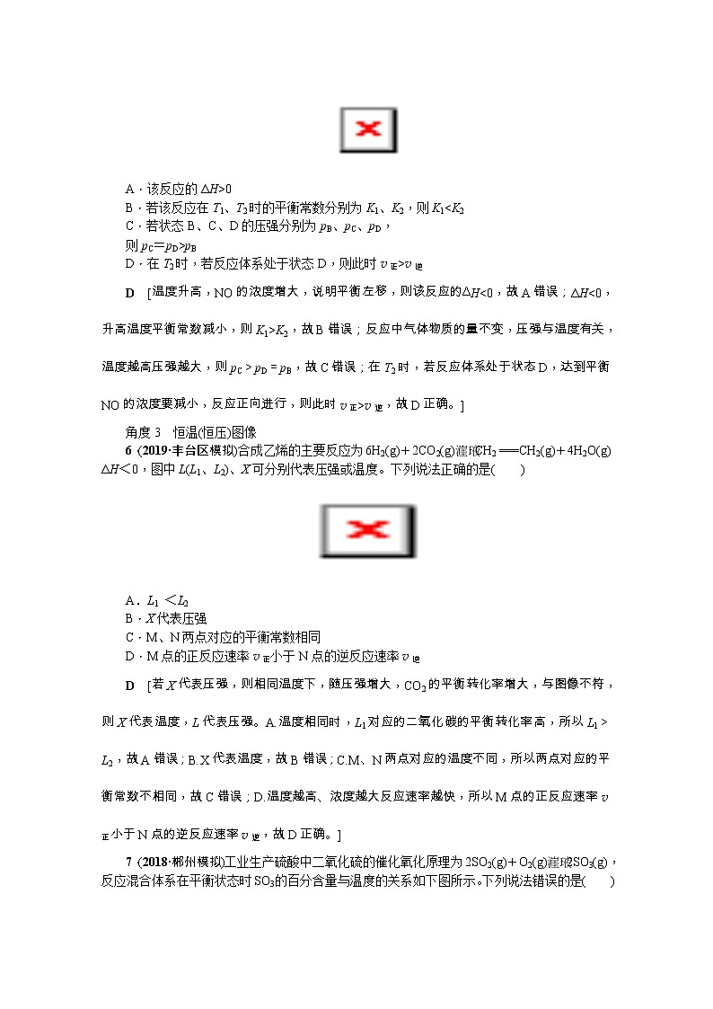 2020版《名师导学》高考新课标化学第一轮总复习讲义：高频考点微专题（八）　化学反应速率和化学平衡的图像03