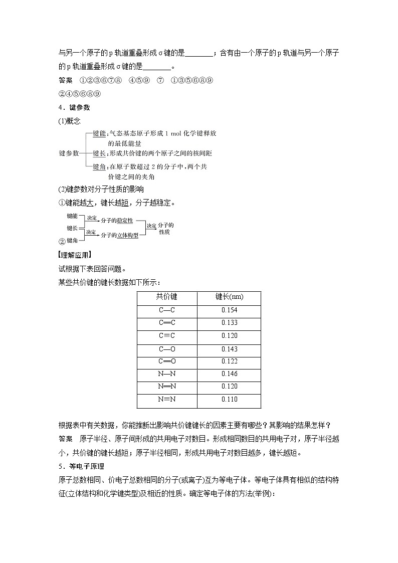 2021年高考化学一轮复习讲义 第12章 第37讲　分子结构与性质02