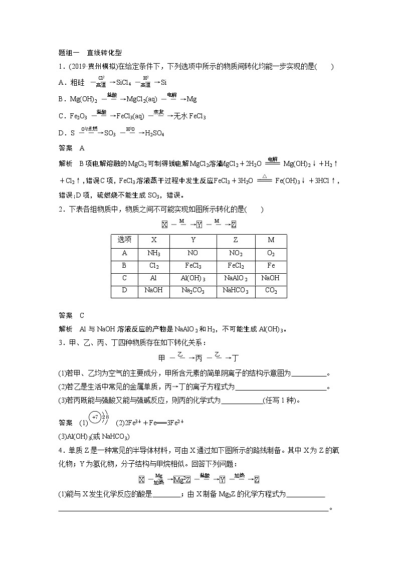 2021年高考化学一轮复习讲义 第4章 专题讲座 新型无机框图推断题的解题策略(教师用书独具)第3页