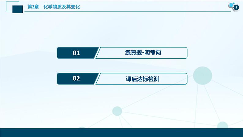 2021版高考化学（人教版）一轮复习（课件+学案+课后检测）第06讲　离子反应　离子方程式 (共3份打包)02