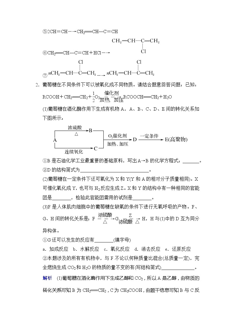 2020版高考化学苏教版大一轮复习精练：专题12 第5课时《基本营养物质　合成有机高分子》（含解析）02