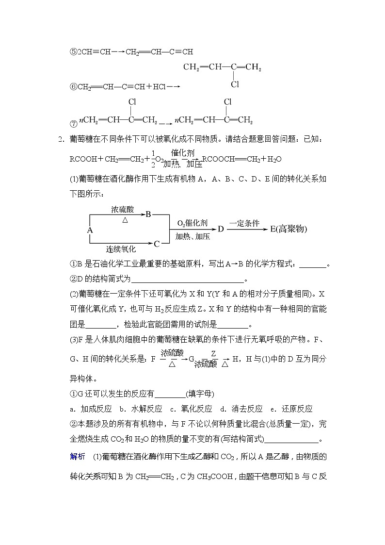 2020版高考化学苏教版大一轮复习精练：专题12 第5课时《基本营养物质　合成有机高分子》（含解析）02