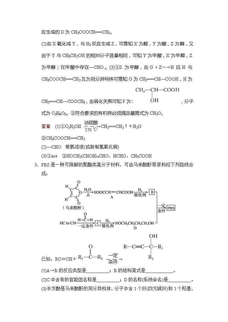 2020版高考化学苏教版大一轮复习精练：专题12 第5课时《基本营养物质　合成有机高分子》（含解析）03