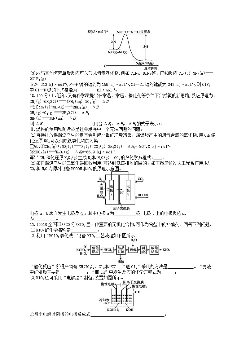 2019年高考化学一轮复习单元质检卷6《化学反应与能量》(含解析)03