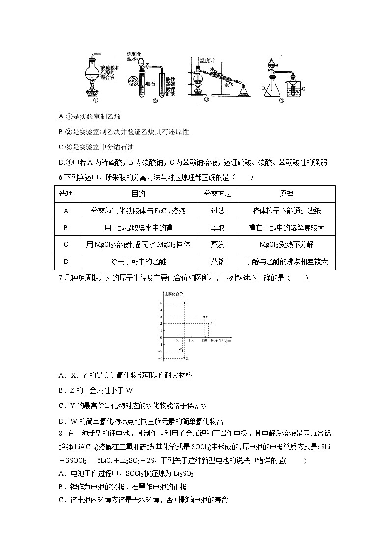 【化学】江西省南康中学、于都中学2018-2019学年高二下学期第三次月考第2页