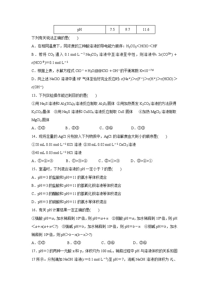 【化学】四川省遂宁二中2018-2019高二下学期第一次月考第3页