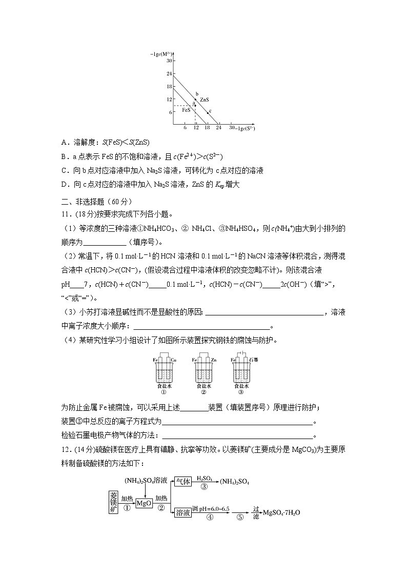 【化学】四川省雅安中学2018-2019学年高二下学期第一次月考 试卷03