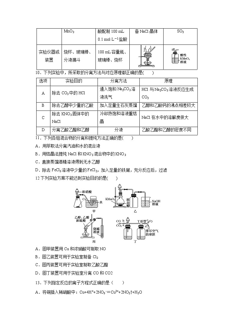 【化学】河北省邯郸大名一中2018-2019高二6月月考第3页