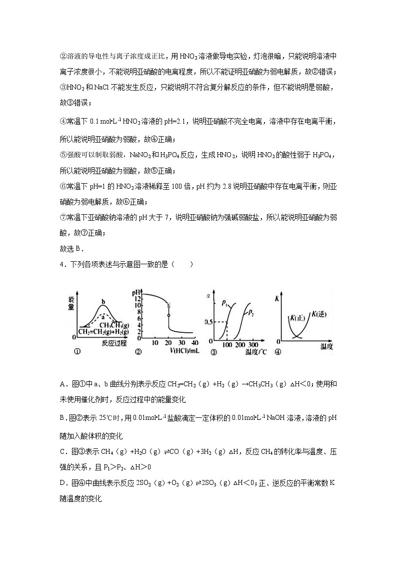 【化学】湖北省黄冈市红安县第一中学2018-2019学年高二5月月考（解析版） 试卷03