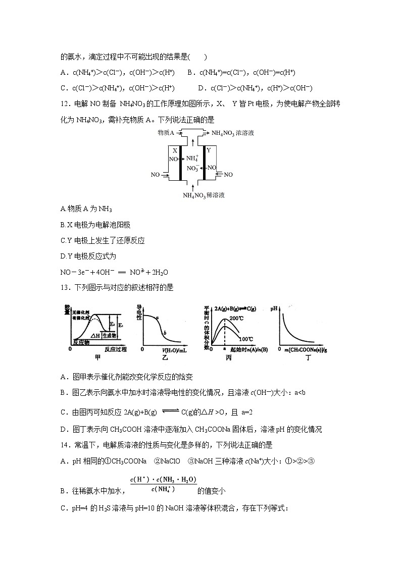 【化学】福建省晋江市南侨中学2018-2019学年高二下学期第二次月考 试卷03
