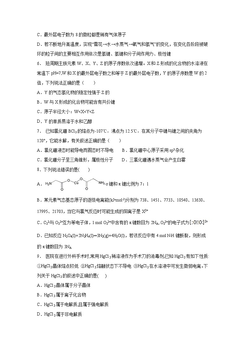 【化学】贵州省思南中学2018-2019学年2018-2019学年高二下学期第二次月考 试卷02