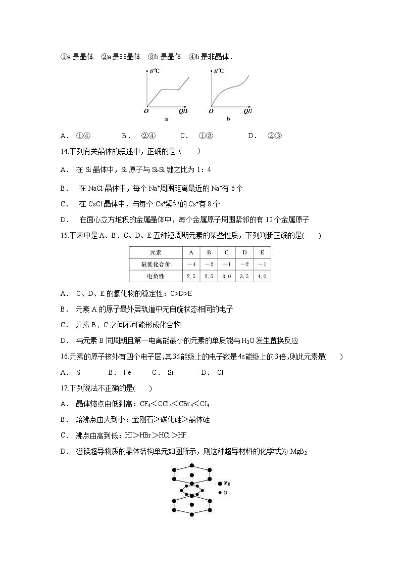 【化学】云南省文山州平远一中2018-2019学年高二10月月考（解析版） 试卷03