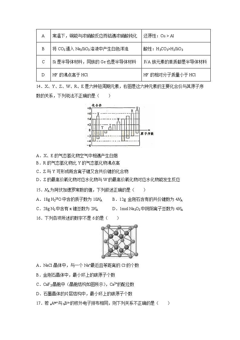 【化学】四川省资阳中学2018-2019学年高二上学期半期考试第3页