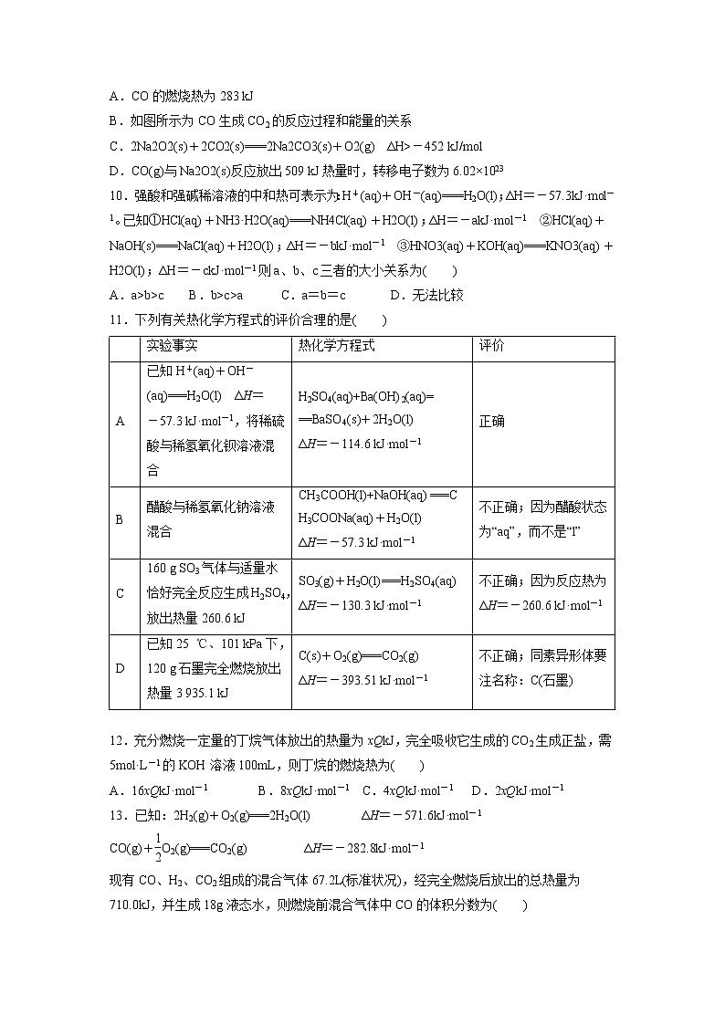 【化学】四川省成都外国语学校2018-2019学年高二上学期半期考试第3页